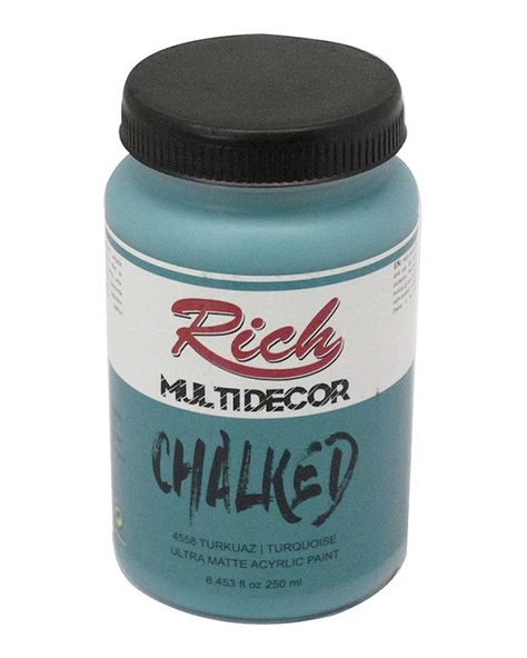 Rich Multi Decor Chalked Akrilik Boya Turkuaz 250ml