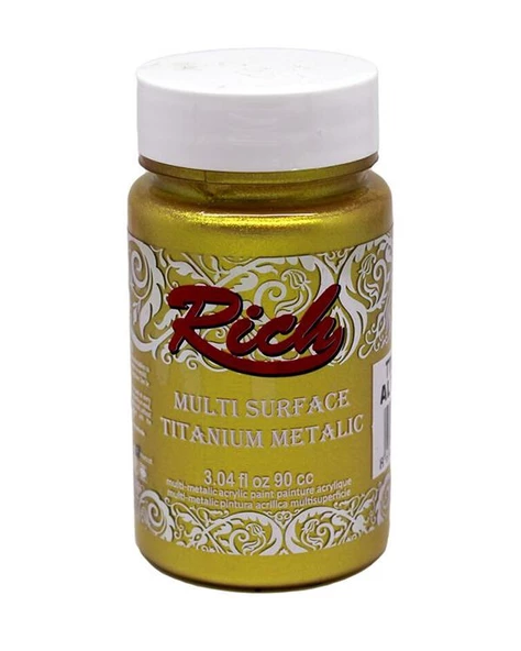 Rich Multi Titanyum Metalik Boya Altın 90cc