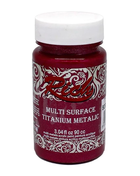 Rich Multi Titanyum Metalik Boya Bordo 90cc
