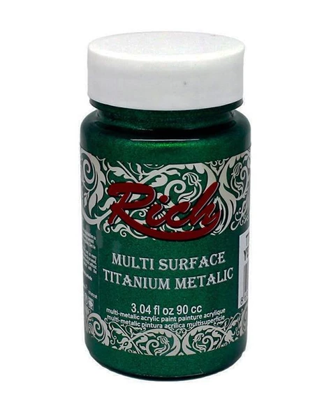 Rich Multi Titanyum Metalik Boya Yeşil 90cc