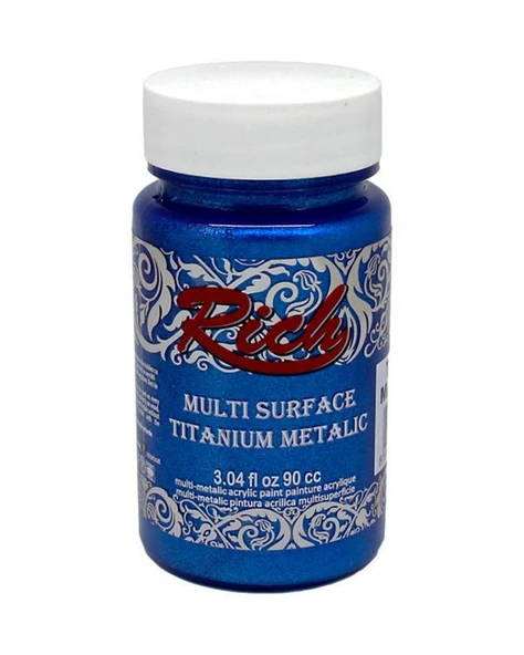 Rich Multi Titanyum Metalik Boya Mavi 90cc