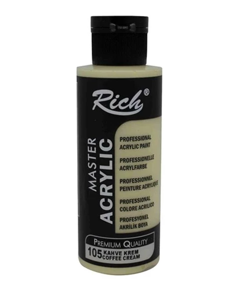 Rich Master Akrilik Boya Kahve Krem 120ml