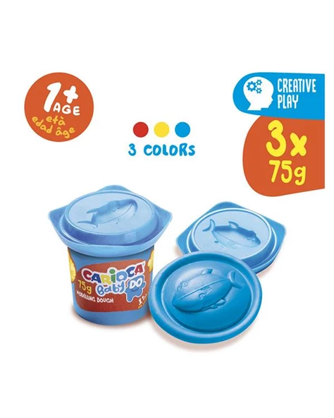 Carioca Baby Oyun Hamuru 3 Renk 75gr - 2