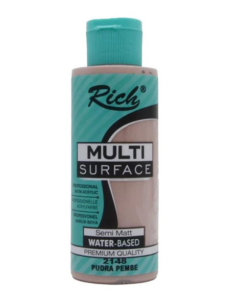 Rich Multi Surface Akrilik Boya Pudra Pembe 120cc
