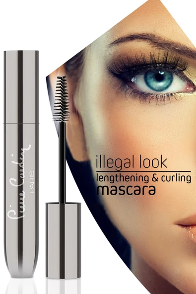 Pierre Cardin Illegal Look Kıvrım ve Extra Uzunluk Etkili Siyah Mascara - 5