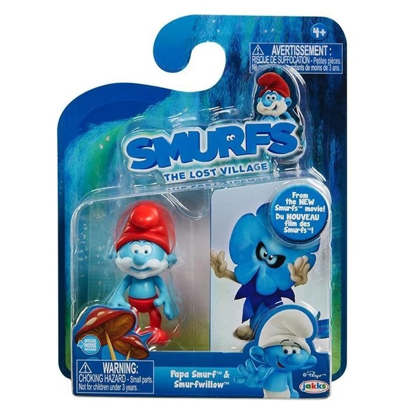 Şirinler Kayıp Köy Şirin Baba & Smurfvillow Figür Set - 2