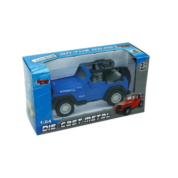 Vardem Kutulu Çek Bırak 1:64 Metal Araç JEEP 1821B-1 - 4