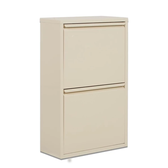 iki Raflı Metal Ayakkabılık | 2 li Metal Ayakkabı Dolabı - 4