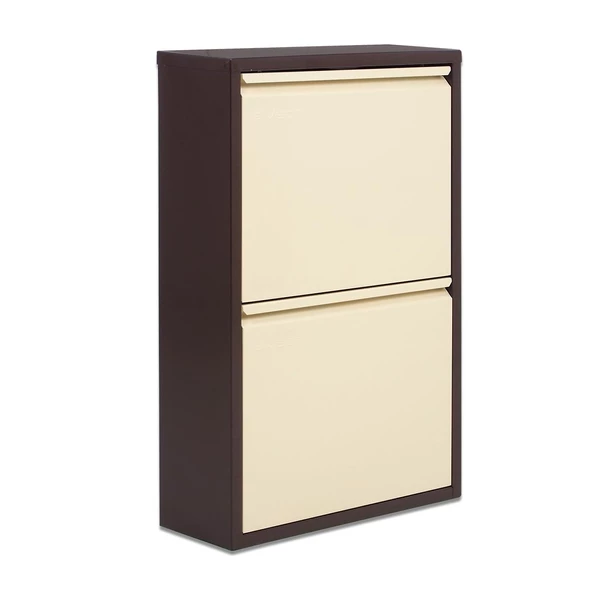 iki Raflı Metal Ayakkabılık | 2 li Metal Ayakkabı Dolabı - 7