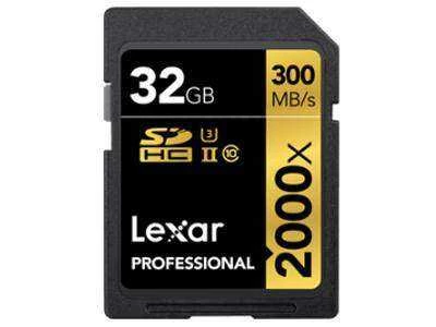 Lexar 32GB Professional 2000x SDXC UHS-II U3(V90) - 2