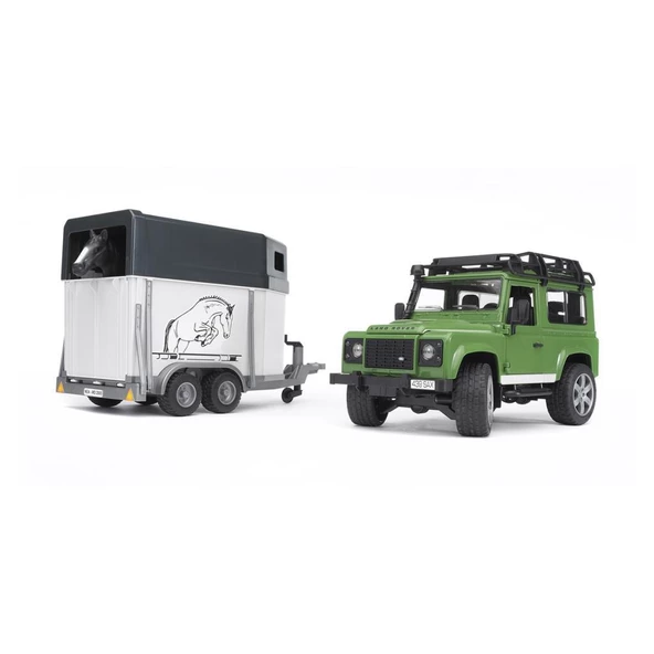 Bruder Land Rover Arazi Aracı At Nakil Aracı 02592