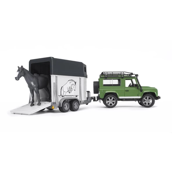 Bruder Land Rover Arazi Aracı At Nakil Aracı 02592 - 2