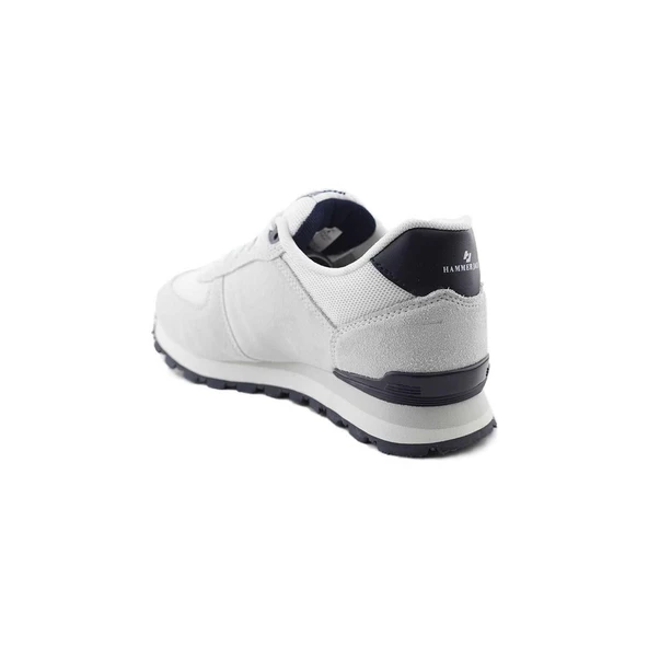 Hammer Jack Bağcıklı Hakiki Deri Spor Ayakkabı Beyaz-Lacivert 07 19250 - 3
