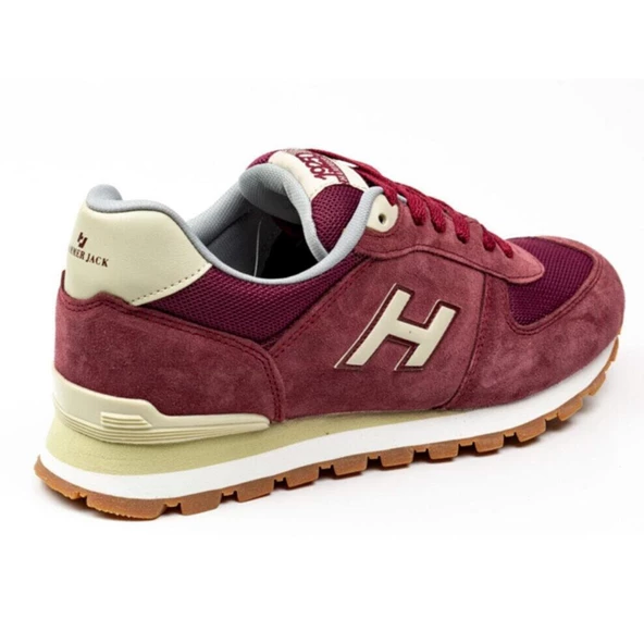 Hammer Jack Bağcıklı Hakiki Deri Spor Ayakkabı Bordo-Bej 07 19250 - 5