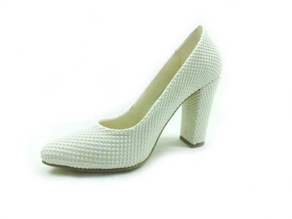 Çarıkçım Topuklu Bayan Ayakkabı Sedef-Boncuk 61 800 - 3