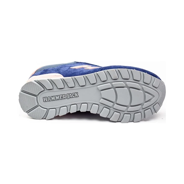 Hammer Jack Bağcıklı Hakiki Deri Spor Ayakkabı İndigo-Pudra 07 19250 G - 5