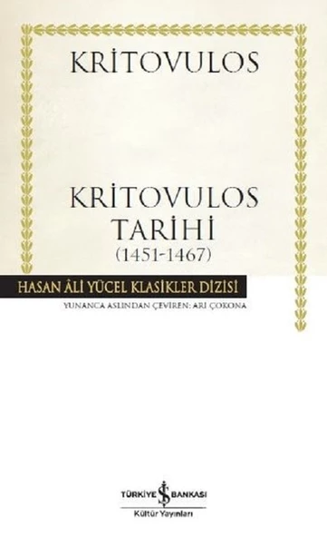 Kritovulos Tarihi 1451 1467 Hasan Ali Yücel Klasikleri