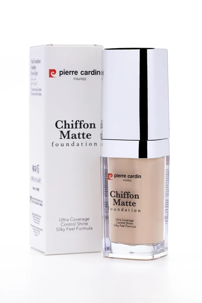 Pierre Cardin Chiffon Touch Mat Görünüm Veren Fondöten - Beige - 3