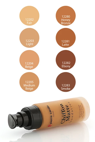 Pierre Cardin Chiffon Touch Mat Görünüm Veren Fondöten - Fair - 11