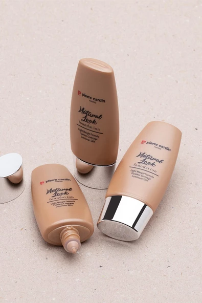Pierre Cardin Natural Look Doğal Görünüm Veren Fondöten - Beige - 5