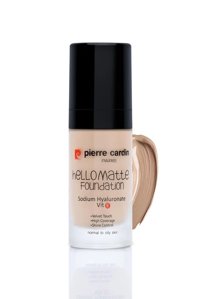 Pierre Cardin HelloMatte Foundation - Sun Beige - 30 ML - 4