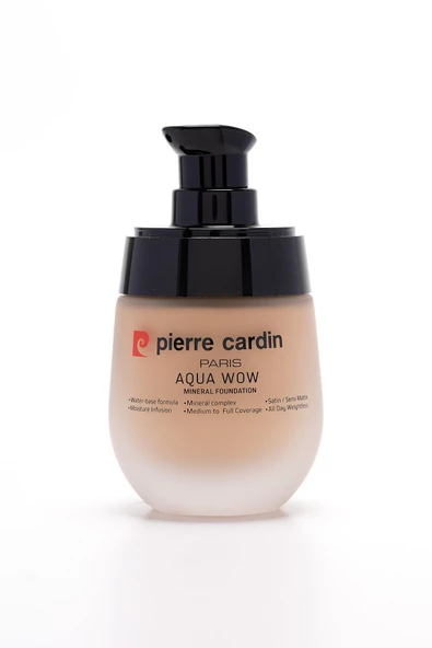 Pierre Cardin Aqua Wow Mineralli Su Bazlı Fondöten Ivory Skin with Warm Yellow - 7