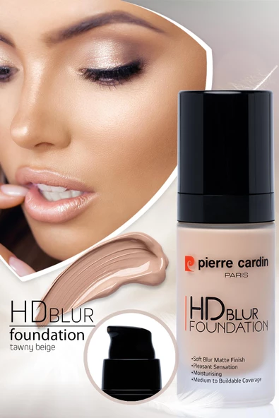Pierre Cardin Hd Blur Pürüzsüz Görünüm Veren Mat Fondöten Tawny Beige - 30 ML - 4