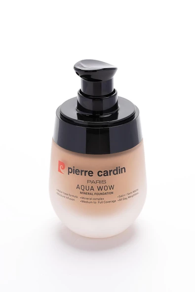 Pierre Cardin Aqua Wow Mineralli Su Bazlı Fondöten Medium Skin with Very Warm - 6