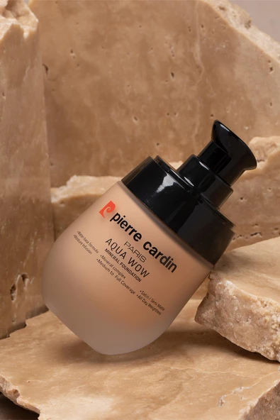 Pierre Cardin Aqua Wow Mineralli Su Bazlı Fondöten Medium Skin with Very Warm - 2