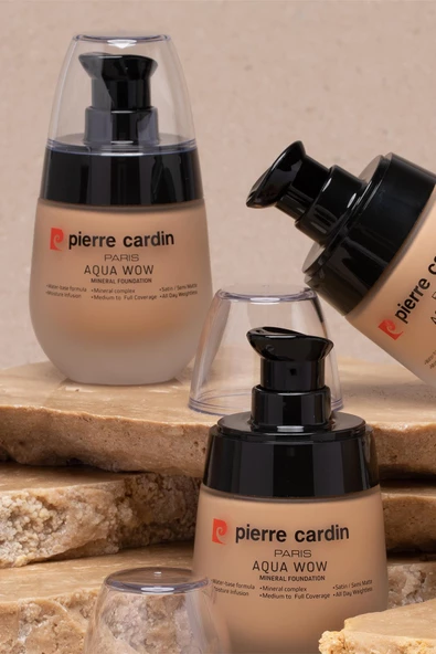 Pierre Cardin Aqua Wow Mineralli Su Bazlı Fondöten Ivory Skin with Warm Yellow - 2