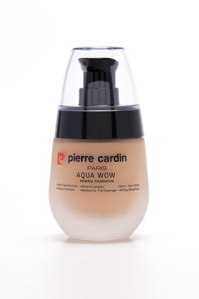 Pierre Cardin Aqua Wow Mineralli Su Bazlı Fondöten Tan Skin with Beige Warm - 5