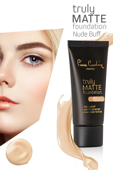 Pierre Cardin Truly Matte Foundation - Nude Buff - 2
