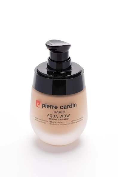 Pierre Cardin Aqua Wow Mineralli Su Bazlı Fondöten Ivory Skin with Warm Yellow - 5