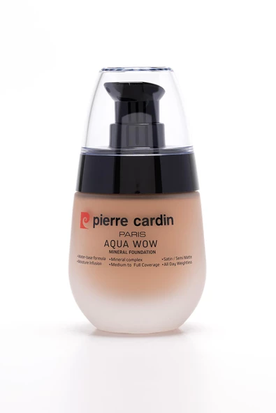 Pierre Cardin Aqua Wow Mineralli Su Bazlı Fondöten Rose Skin with Neutral Beige - 7