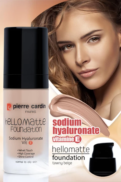 Pierre Cardin HelloMatte Foundation - Tawny Beige - 30 ML - 5
