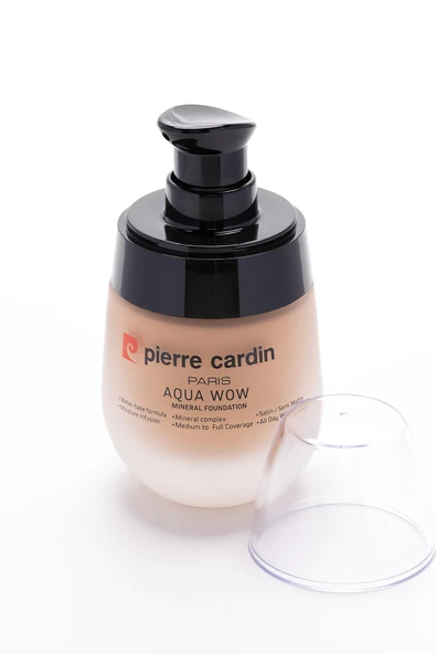 Pierre Cardin Aqua Wow Mineralli Su Bazlı Fondöten Medium Skin with Very Warm - 4