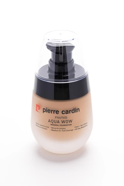 Pierre Cardin Aqua Wow Mineralli Su Bazlı Fondöten Tan Skin with Beige Warm - 7