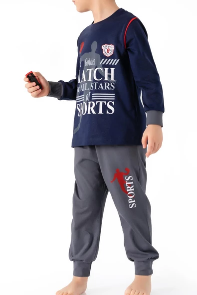 DoReMi Erkek Çocuk Pijama Takımı-705 - 2