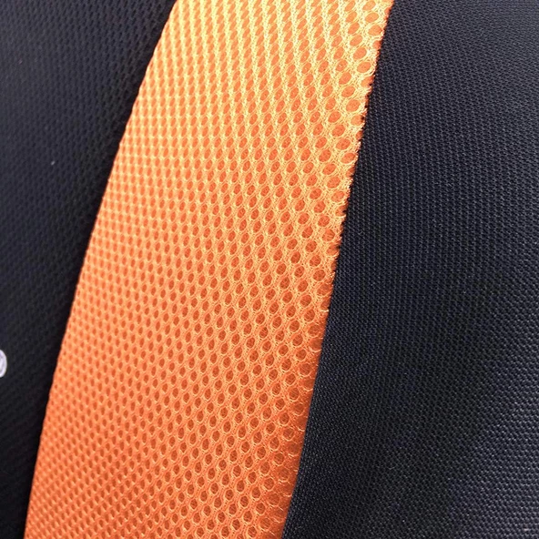 Oto Koltuk Minderi Terletmez Turuncu Renk - Fileli Kumaş Kalın Malzeme A+Kalite - 2