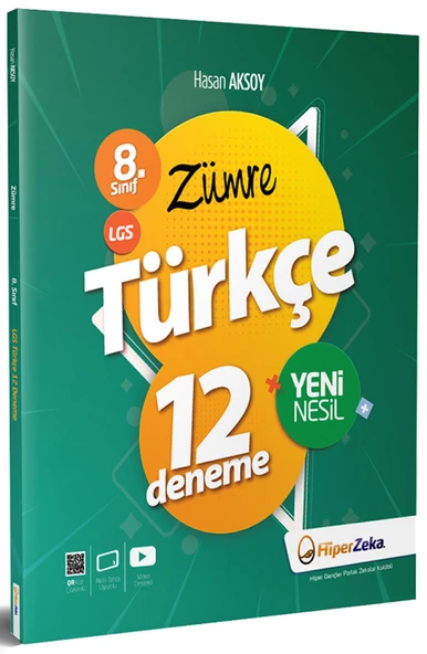 Hiper Zeka 8.Sınıf LGS Zümre Türkçe 12 Deneme