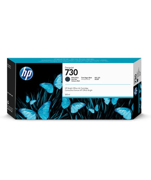 HP P2V71A 300 ml Mat Siyah Mürekkep Kartuş(730)