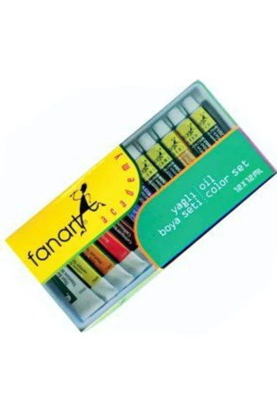 Fanart Academy Yağlı Boya Seti 12 ml 12'li