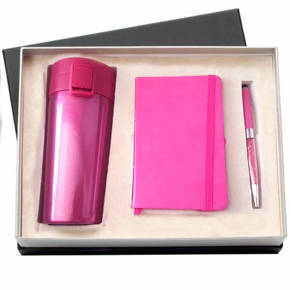 Özel Kutusunda Premium Termos Defter Kalem Set - 2
