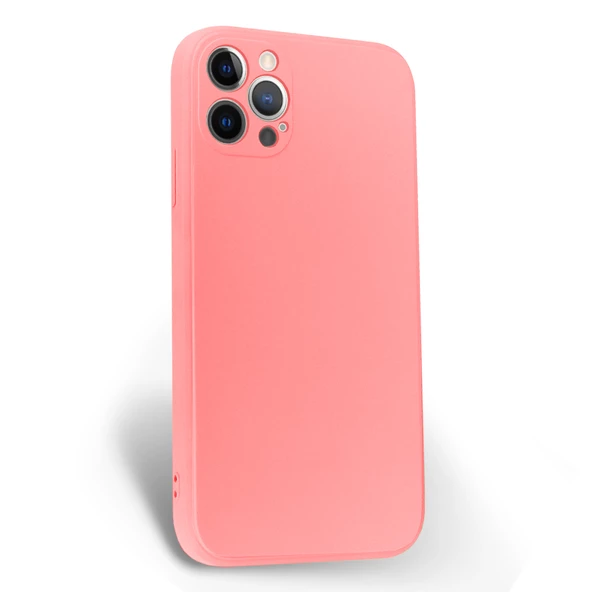 iPhone 12 Pro Kılıf Kamera Korumalı Lansman Silikon Kapak - 6