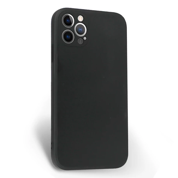 iPhone 12 Pro Kılıf Kamera Korumalı Lansman Silikon Kapak - 7