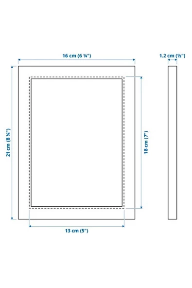 Fıskbo Çerçeve 13x18 Siyah - 4