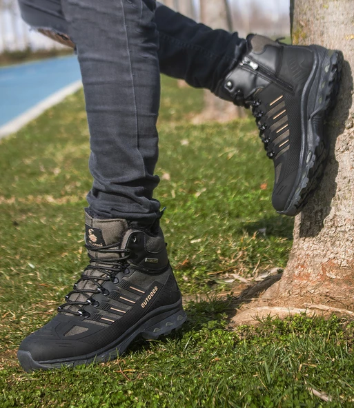 Ayakkabix 1823 Su ve Soğuka Dayanıklı Fermuarlı Erkek Bot - 6