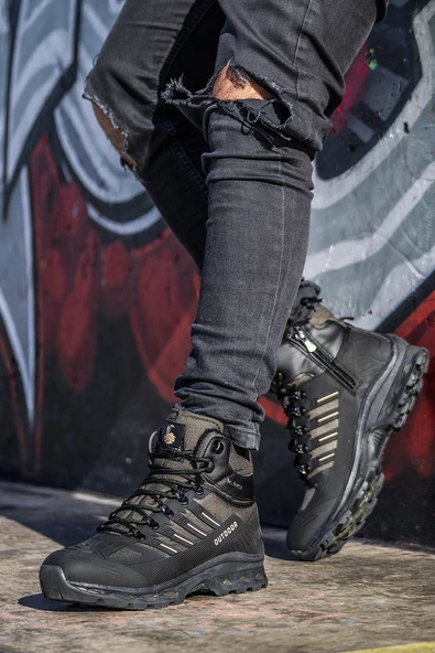 Ayakkabix 1823 Su ve Soğuka Dayanıklı Fermuarlı Erkek Bot - 7