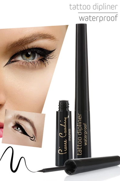 Pierre Cardin Tattoo Dipliner Suya Dayanıklı Keçe Uçlu Eyeliner - 2