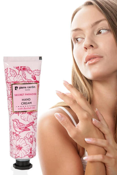Pierre Cardin Secret Paradise Baobab Yağı İçeren E Vitaminli Nemlendirici El Kremi - 30 ML - 2
